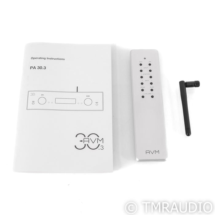 AVM PA 30.3 Stereo Preamplifier; Demo w/ Warranty (Open Box)