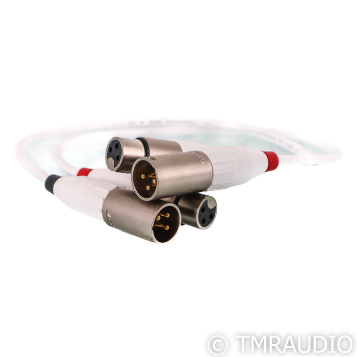 JPS Labs Superconductor V XLR Cables; 0.75m Pair Balanced Interconnects