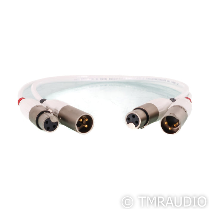 JPS Labs Superconductor V XLR Cables; 0.75m Pair Balanced Interconnects