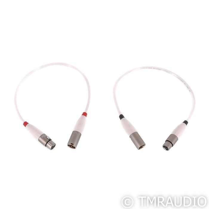 JPS Labs Superconductor V XLR Cables; 0.75m Pair Balanced Interconnects
