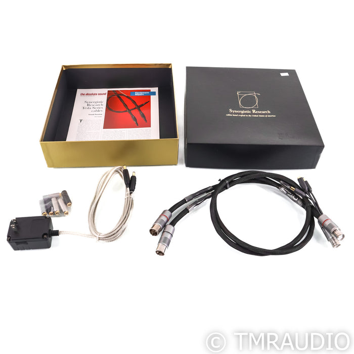 Synergistic Research Element Copper XLR Cables; 1m Pair Balanced Interconnects