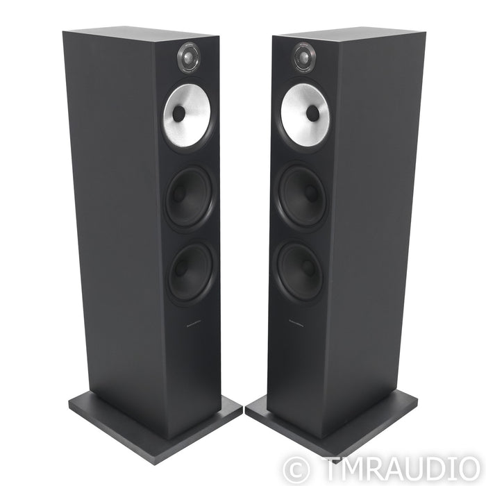 B&W 603 S2 Anniversary Edition Floorstanding Speakers; Black Pair