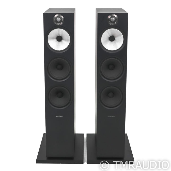 B&W 603 S2 Anniversary Edition Floorstanding Speakers; Black Pair