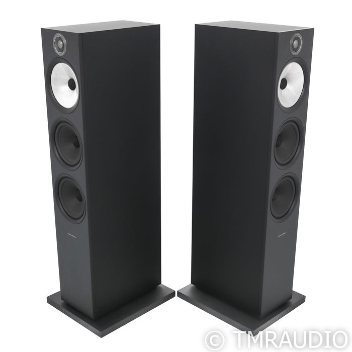 B&W 603 S2 Anniversary Edition Floorstanding Speakers; Black Pair