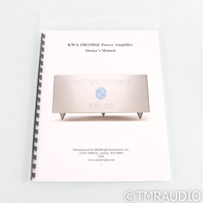 ModWright KWA 150SE Signature Edition Power Amplifier; (Open Box)