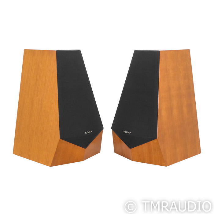 Sony SS-M3 Bookshelf Speakers; Cherry Pair