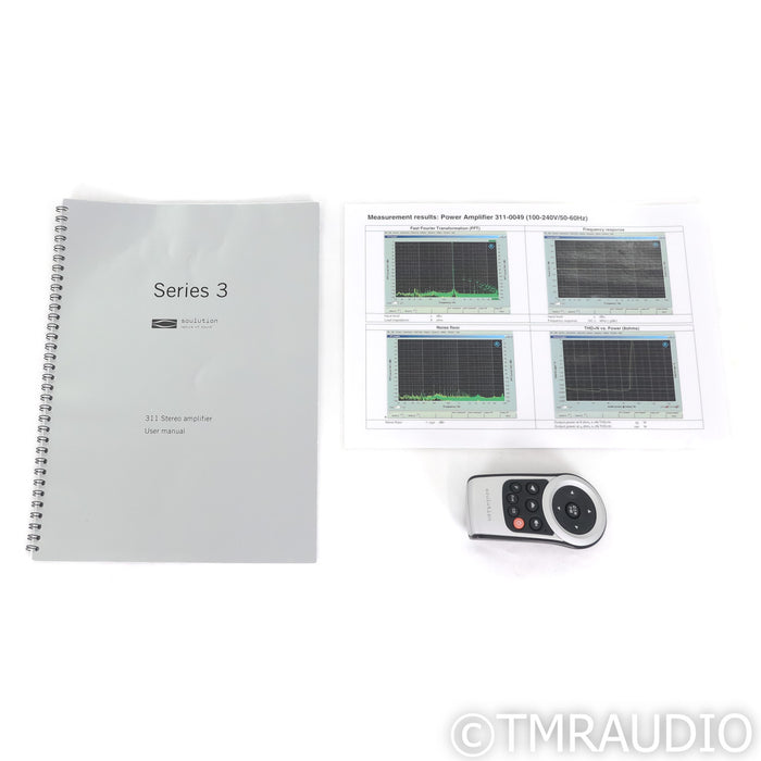 Solution 311 Stereo Power Amplifier