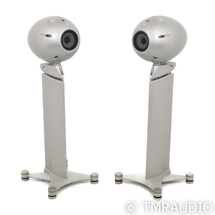 Fujitsu Ten Eclipse TD712 Z Bookshelf Speakers; Silver Pair