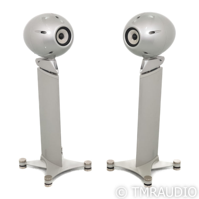Fujitsu Ten Eclipse TD712 Z Bookshelf Speakers; Silver Pair