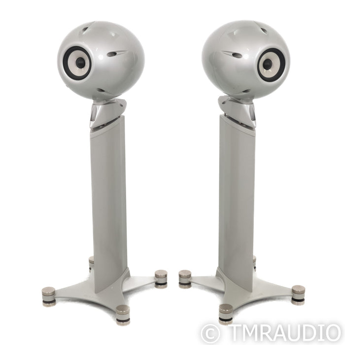Fujitsu Ten Eclipse TD712 Z Bookshelf Speakers; Silver Pair