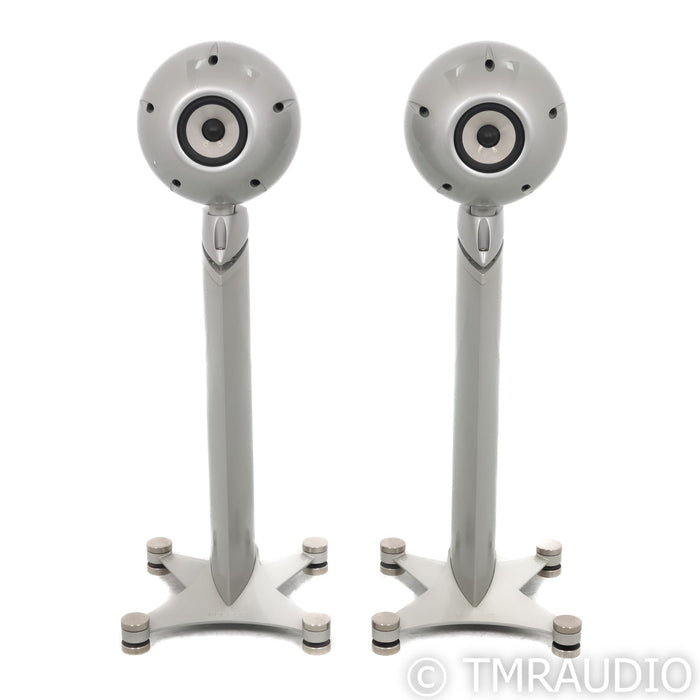 Fujitsu Ten Eclipse TD712 Z Bookshelf Speakers; Silver Pair