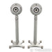 Fujitsu Ten Eclipse TD712 Z Bookshelf Speakers; Silver Pair