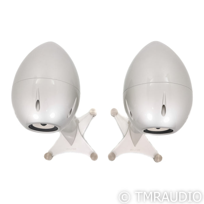 Fujitsu Ten Eclipse TD712 Z Bookshelf Speakers; Silver Pair