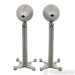 Fujitsu Ten Eclipse TD712 Z Bookshelf Speakers; Silver Pair