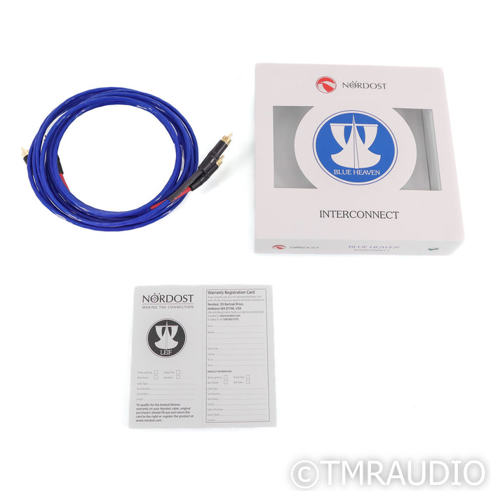Nordost Blue Heaven RCA Cables; 2.5m Pair Interconnects (Open Box)