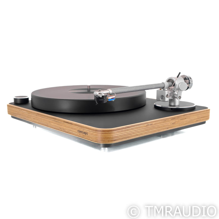 Clearaudio Concept Wood Belt-Drive Turntable; Satisfy Carbon; Maestro Cartridge; Baltic Birch