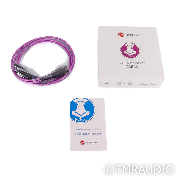 Nordost Frey 2 XLR Cables; 1.5m Pair Balanced Interconnects (Open Box)
