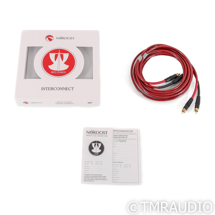 Nordost Red Dawn RCA Cables; 2.5m Pair Interconnects (Open Box)