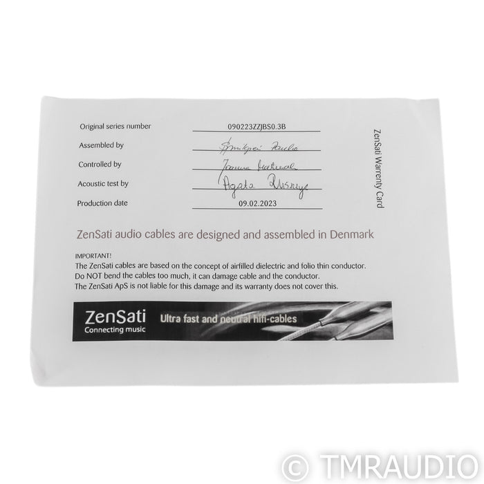ZenSati Zorro Speaker Jumpers; 0.3m 4-pc Set