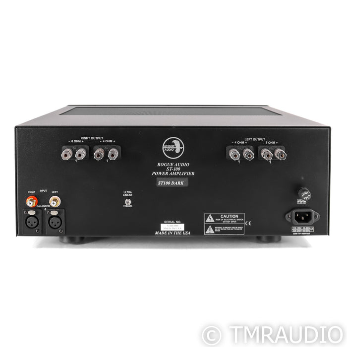 Rogue Audio ST100 Dark Stereo Tube Power Amplifier; Stereo 100
