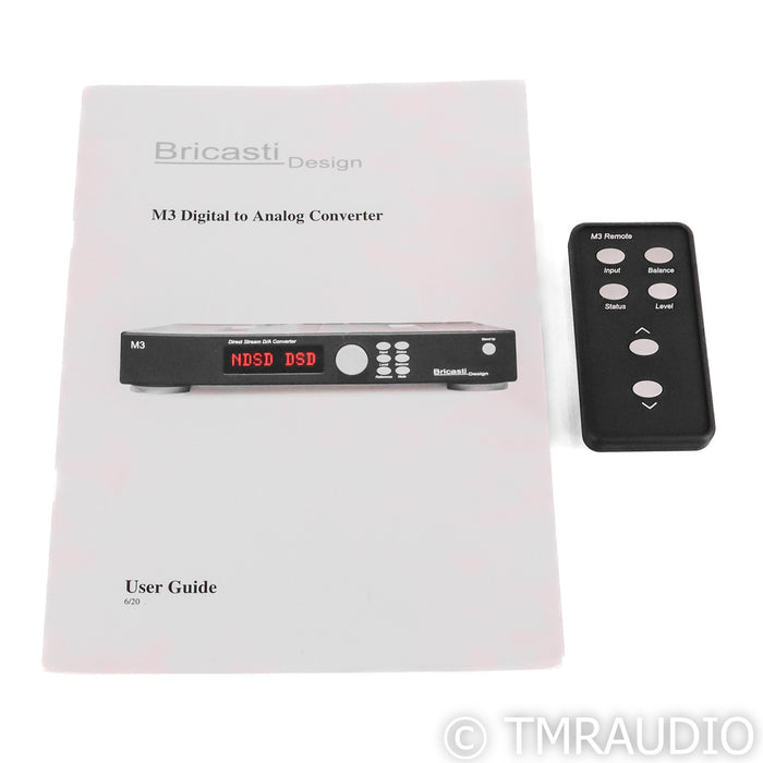 Bricasti Design M3 DAC; D / A Converter; w/ Remote and MDx Upgrades