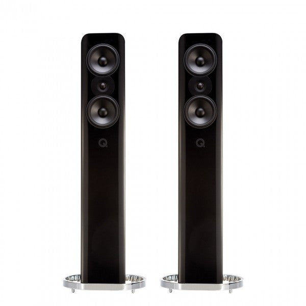 Q Acoustics Concept 500 Floorstanding Speakers; Black Pair (New / Warranty)