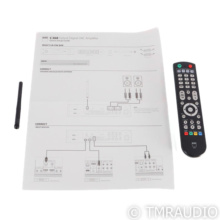 NAD C 368 Wireless Streaming Integrated Amplifier; (Open Box)