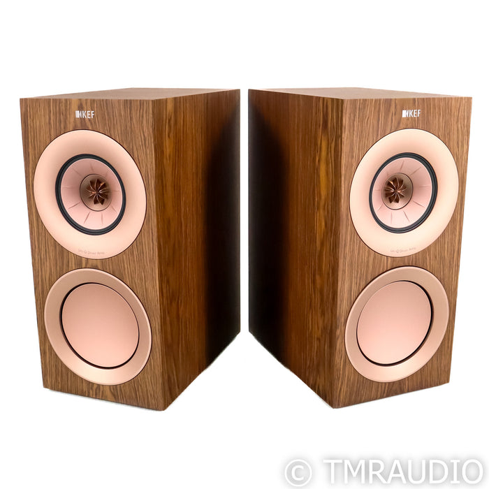 KEF R3 Bookshelf Speaker; Walnut Pair