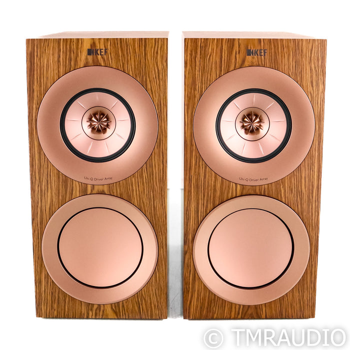 KEF R3 Bookshelf Speaker; Walnut Pair