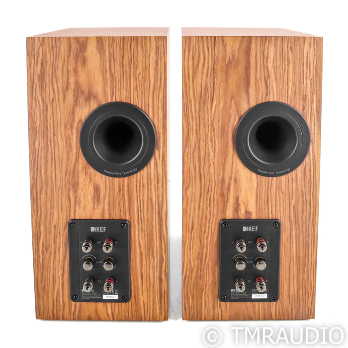 KEF R3 Bookshelf Speaker; Walnut Pair