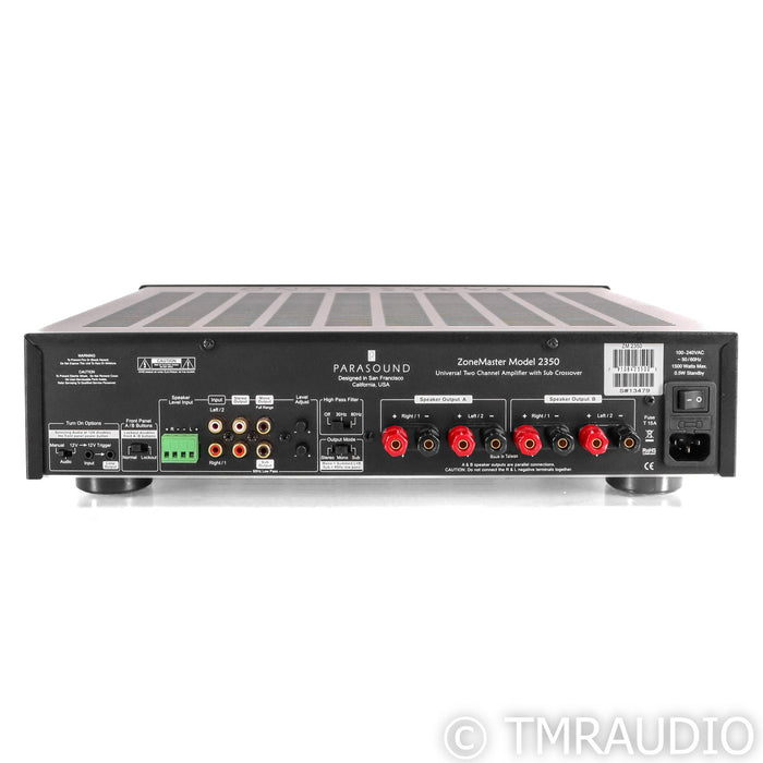 Parasound ZoneMaster 2350 2.1 Channel Power Amplifier