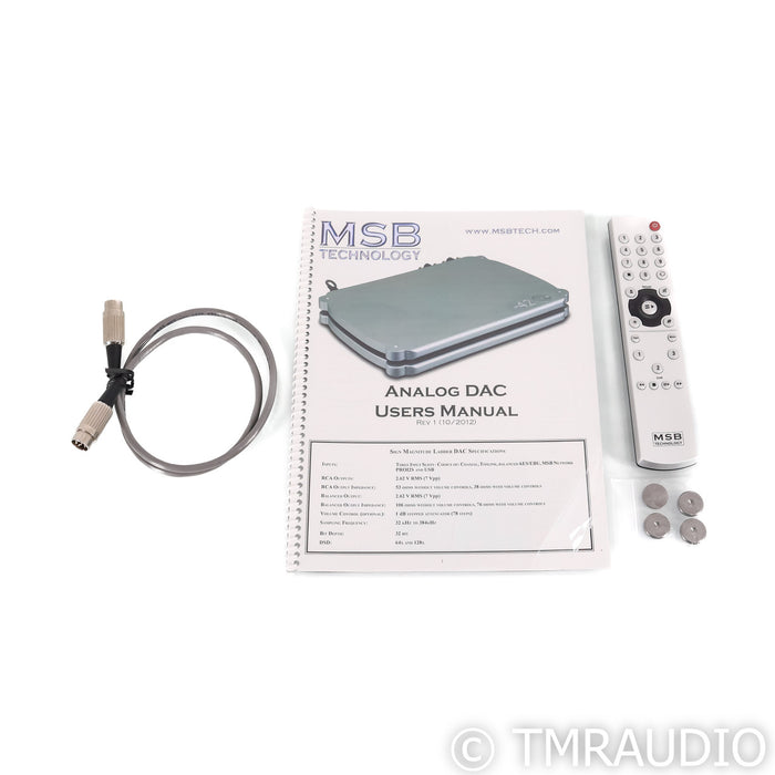 MSB Technology Analog DAC; D/A Converter; Analog Power Base; QuadRate USB