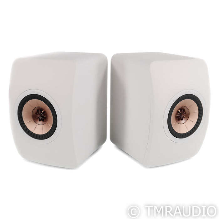 KEF LS50 Meta Bookshelf Speakers; White Pair