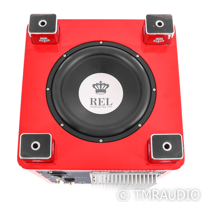 FREL T/9x Red 10" Powered Subwoofer; Gloss Red; Limited Edition (Open Box)