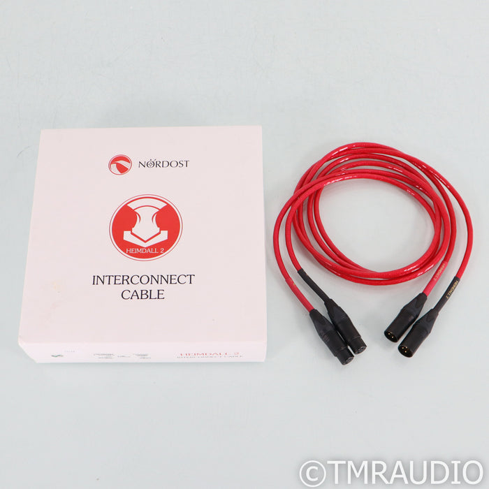 Nordost Heimdall 2 XLR Cables; 1.5m Pair Balanced Interconnects