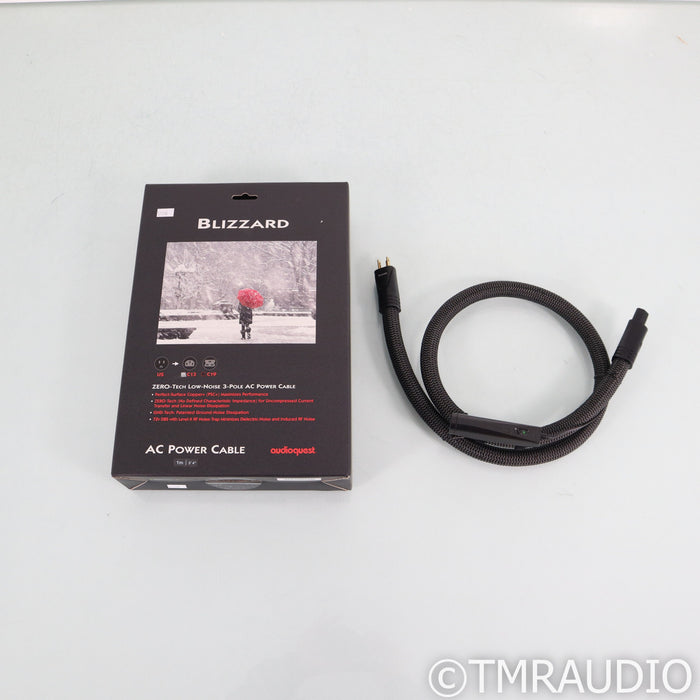 AudioQuest Blizzard Power Cable; 1m AC Cord