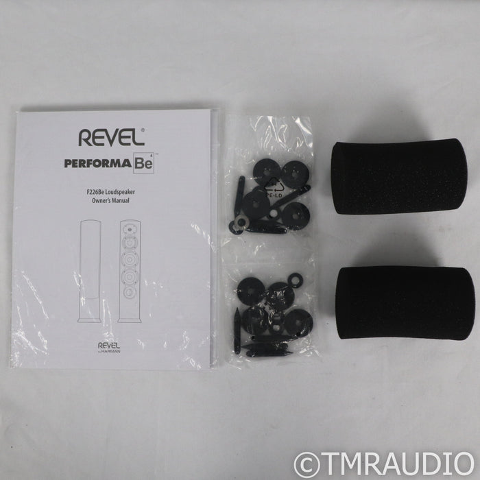 Revel Performa F226Be Floorstanding Speakers; Gloss White Pair