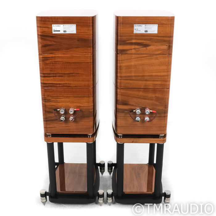 Wharfedale Elysian 2 Floorstanding Speakers; Walnut Pair w/ Stands