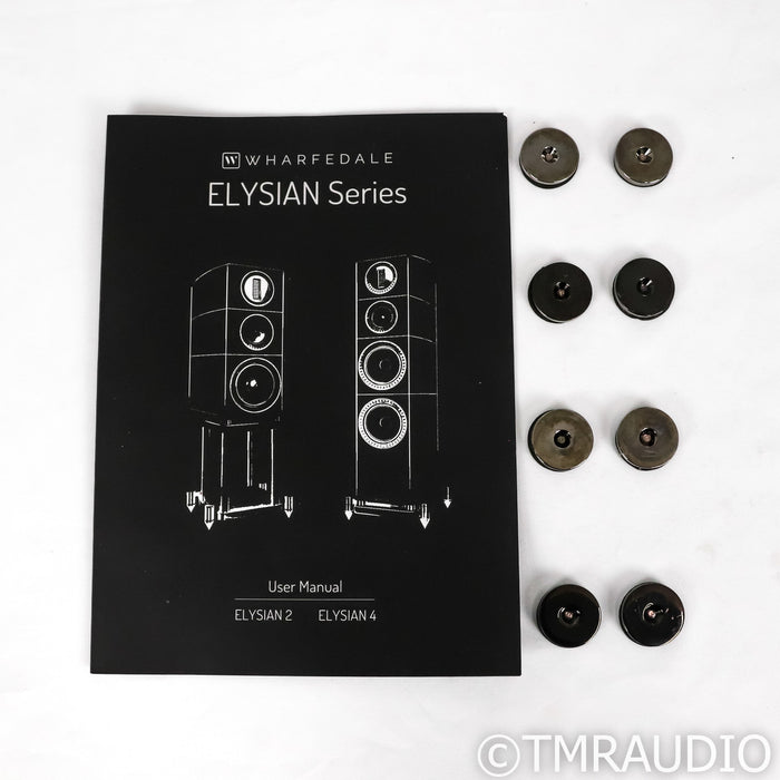 Wharfedale Elysian 2 Floorstanding Speakers; Walnut Pair w/ Stands
