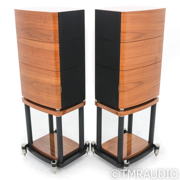 Wharfedale Elysian 2 Floorstanding Speakers; Walnut Pair w/ Stands