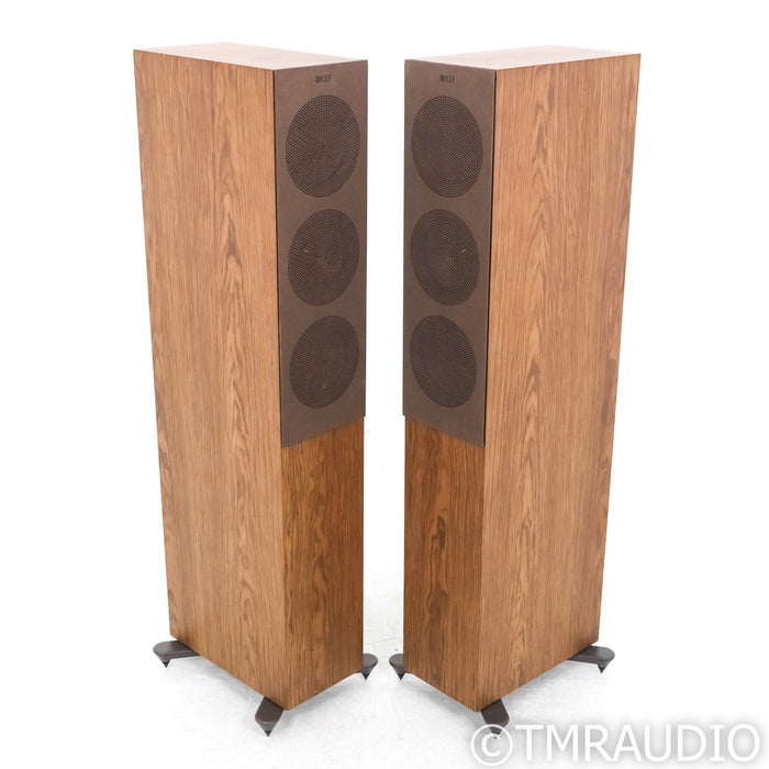 KEF R5 Floorstanding Speakers; Walnut Pair