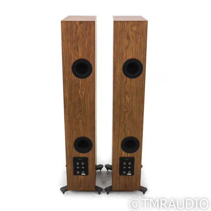 KEF R5 Floorstanding Speakers; Walnut Pair