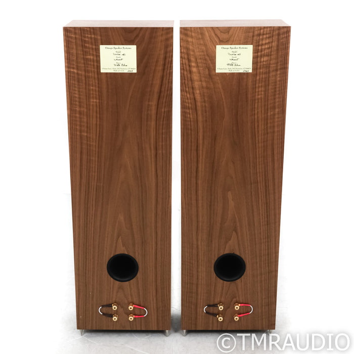 Omega Speaker System DynaTen XRS Floorstanding Speakers; Walnut Pair