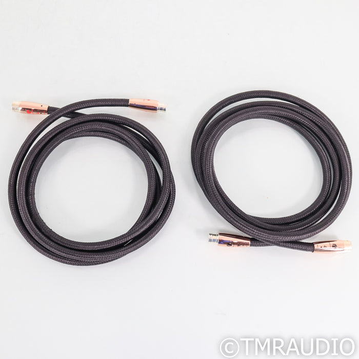 AudioQuest Black Beauty XLR Cables; 3m Pair Balanced Interconnects