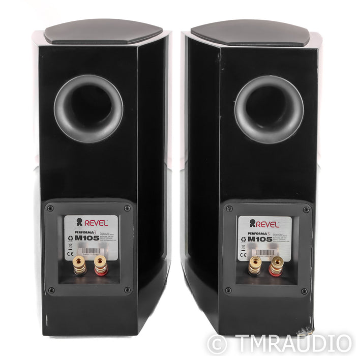 Revel Performa3 M105 Bookshelf Speakers; Piano Black Pair