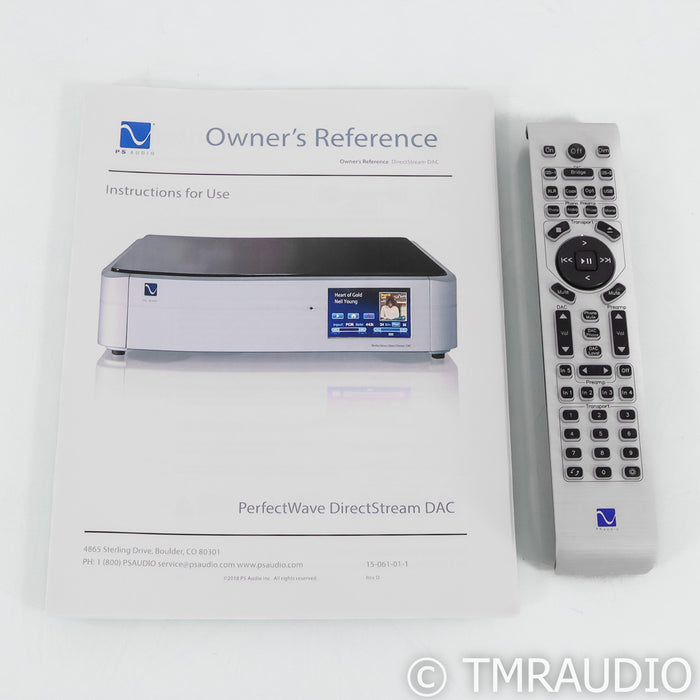 PS Audio PerfectWave DirectStream DAC; D/A Converter w/ Bridge II