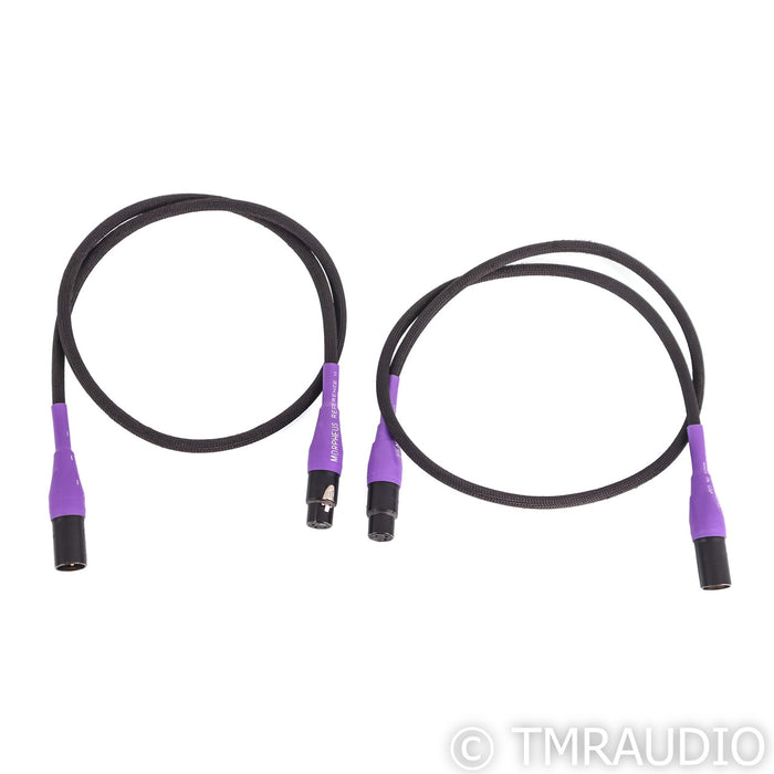 Silnote Audio Morpheus Reference II XLR Cables; 1m Pair Balanced Interconnects