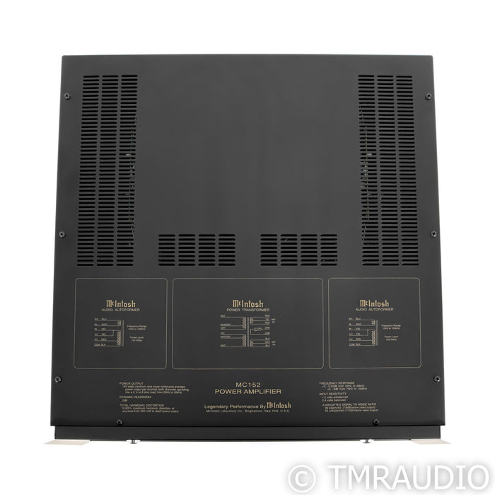 McIntosh MC152 Stereo Power Amplifier; MC-152