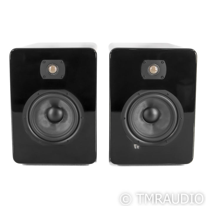 Daniel Hertz Eva Bookshelf Speakers; Piano Black Pair