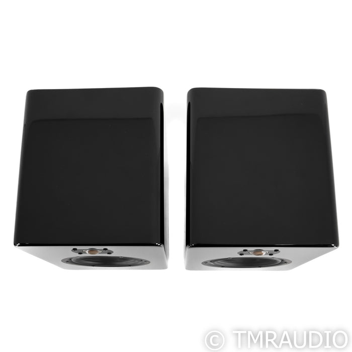 Daniel Hertz Eva Bookshelf Speakers; Piano Black Pair